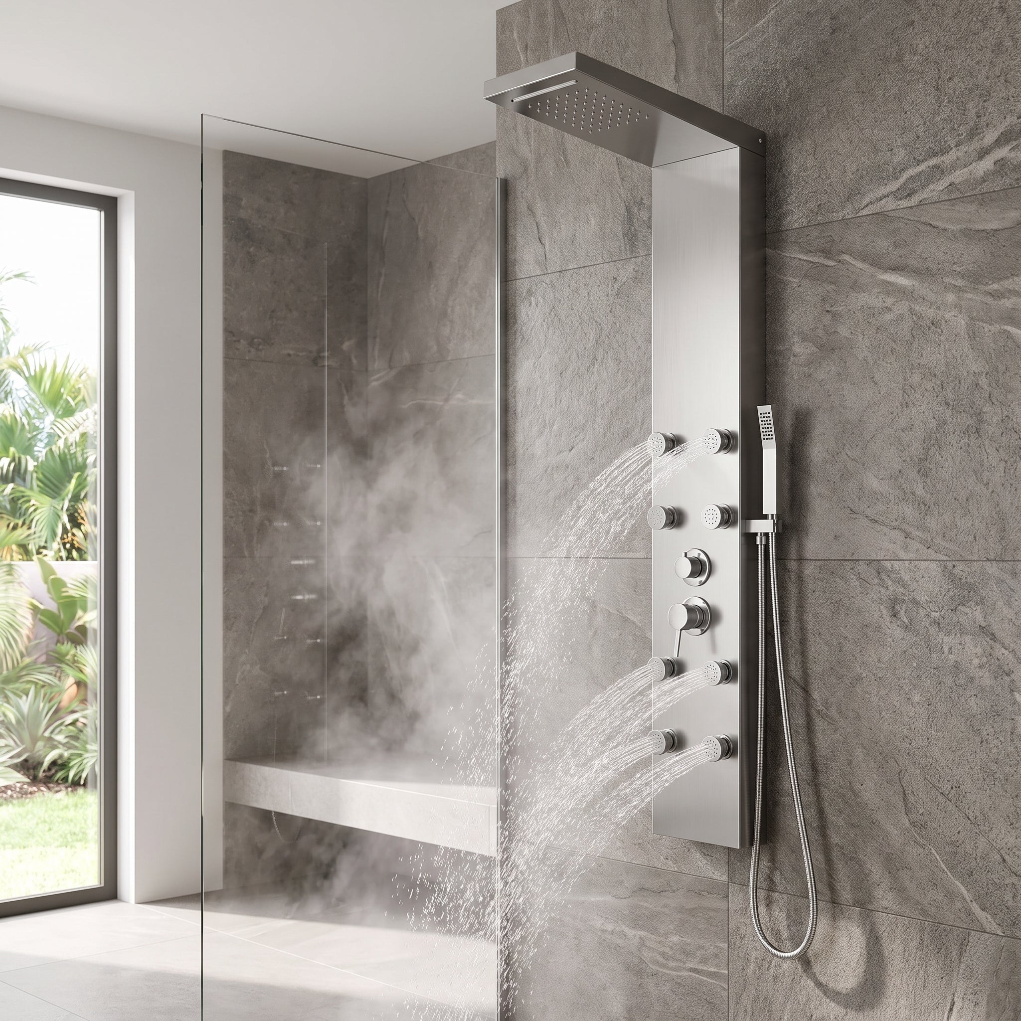 Colonne de douche hydromassante : à quoi ça sert et comment la choisir Image