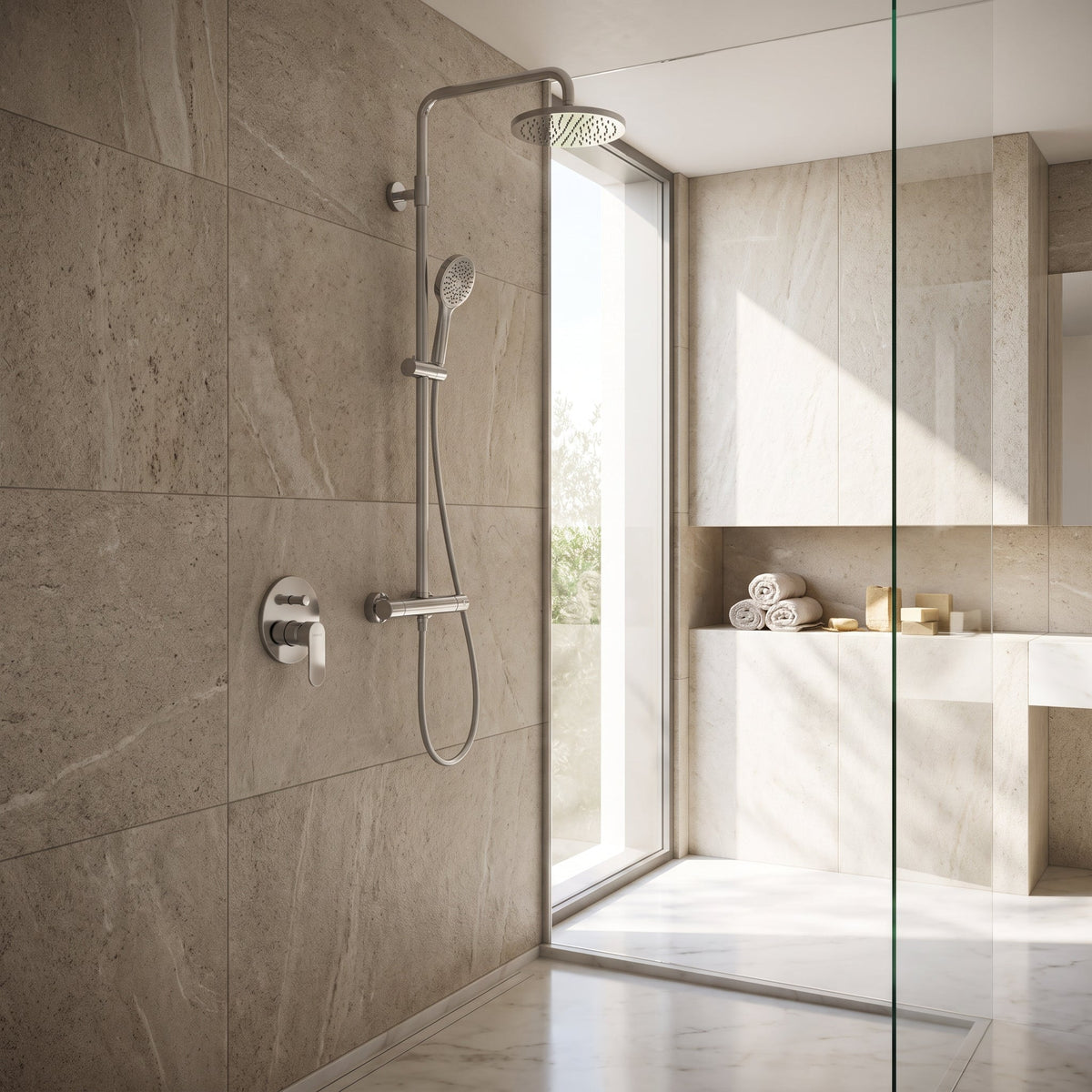 Colonne de douche avec mitigeur : le format le plus simple à installer Image
