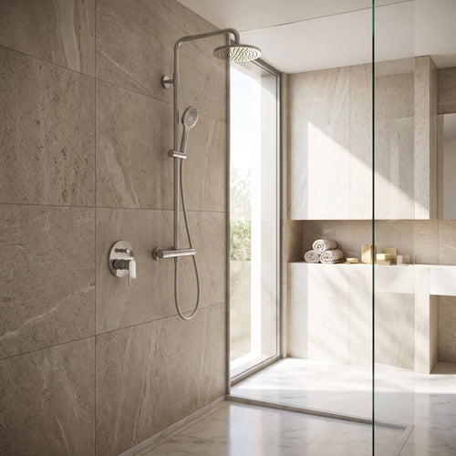 Colonne de douche avec mitigeur : le format le plus simple à installer