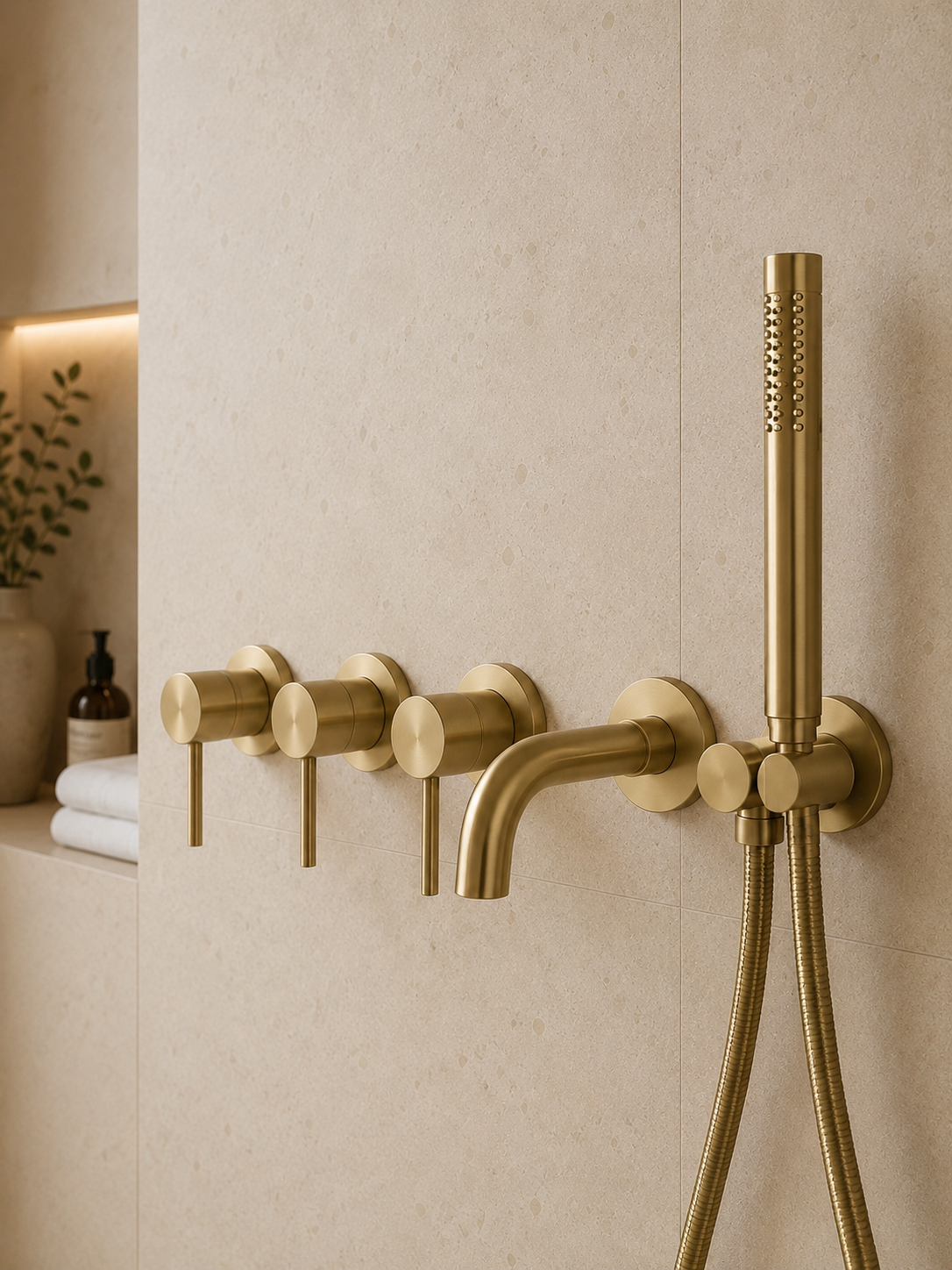 Colonne de douche avec mitigeur