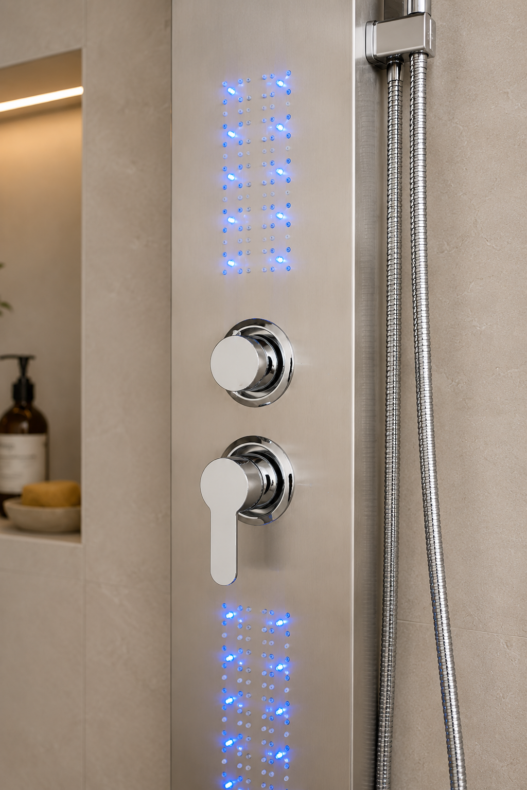 Colonne de douche hydromassante