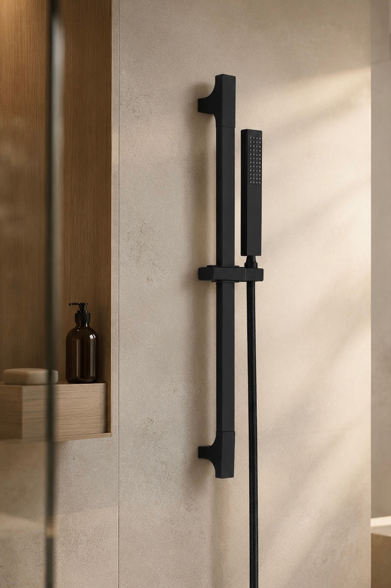 Colonne de douche inox noire