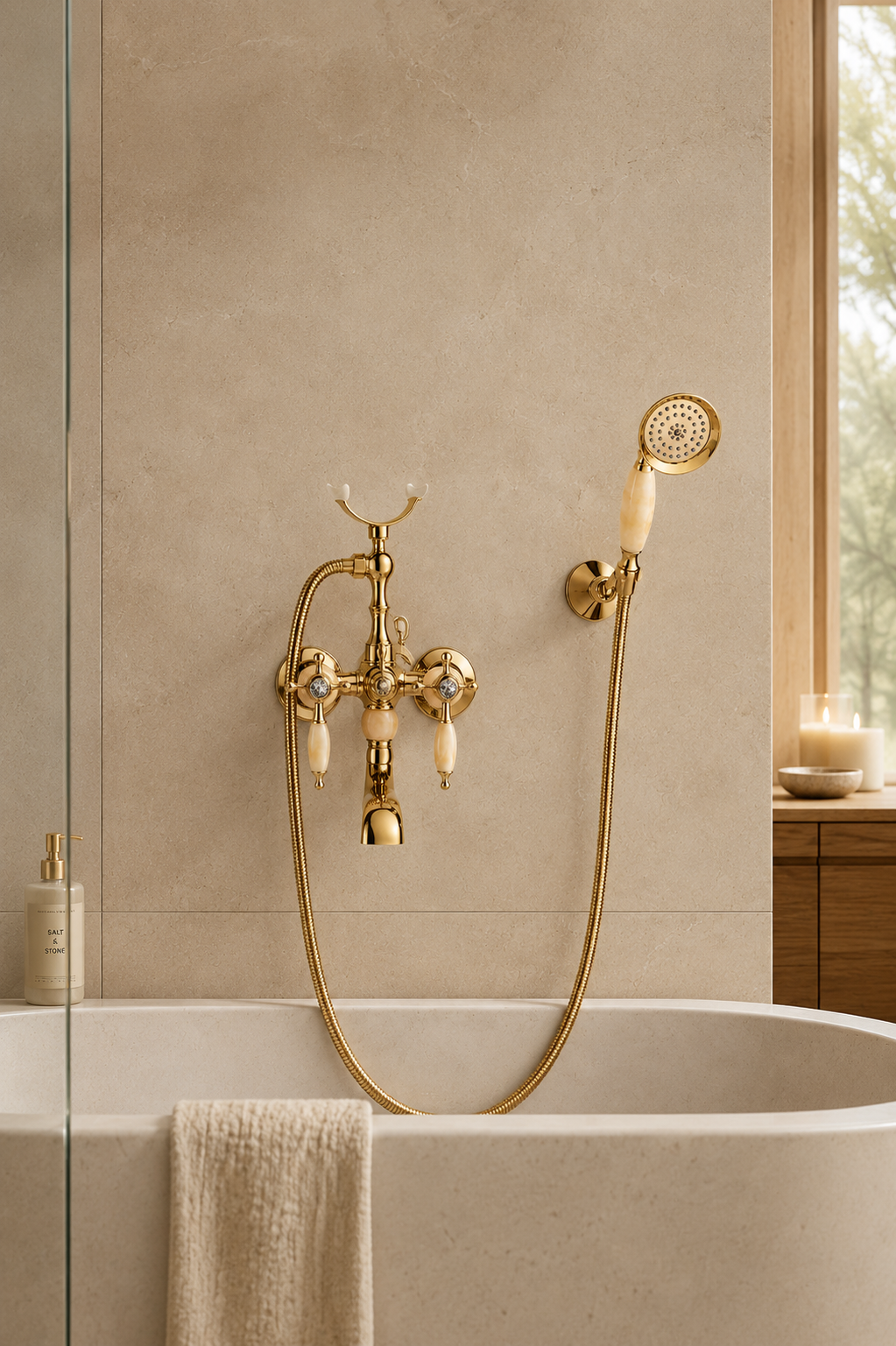 Colonne de douche baignoire avec mitigeur
