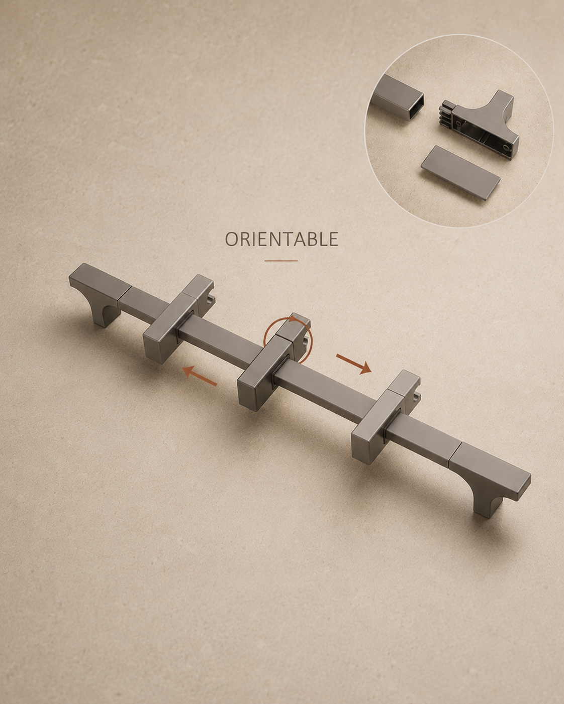 Colonne de douche inox grise