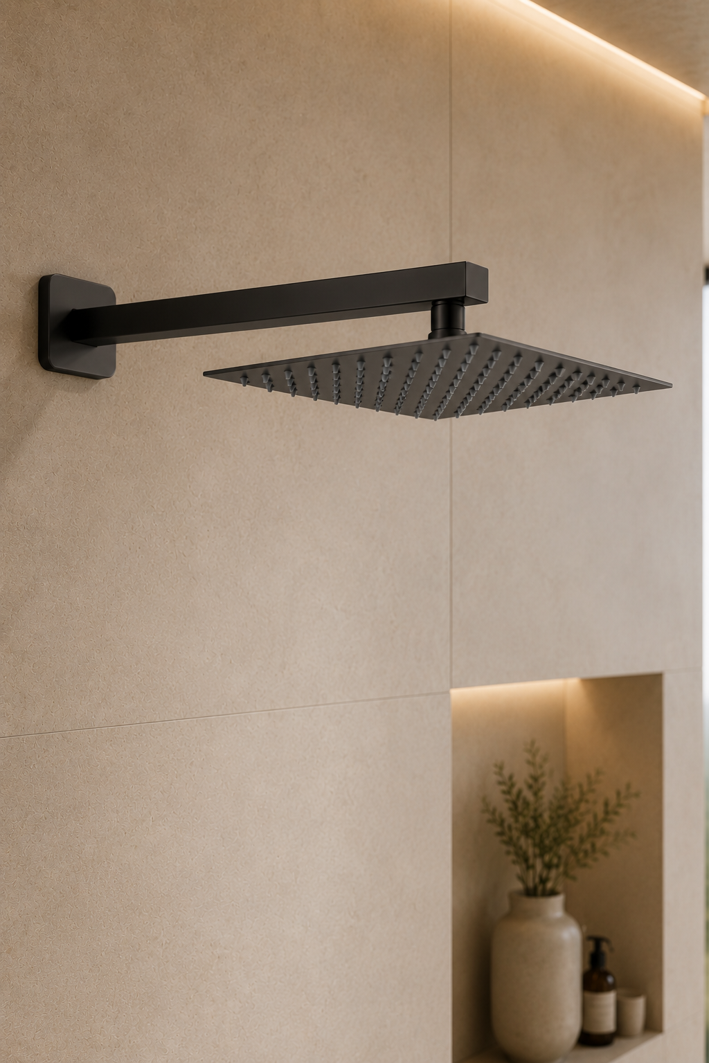 Colonne de douche en laiton gris