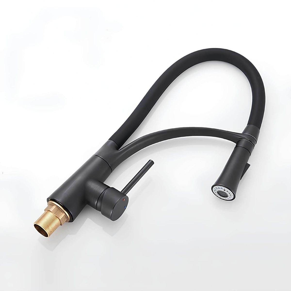 Robinet cuisine laiton mitigeur douchette extractible bec orientable