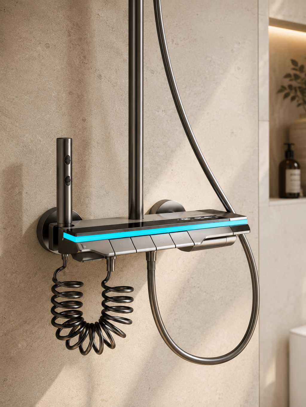 Colonne de douche thermostatique