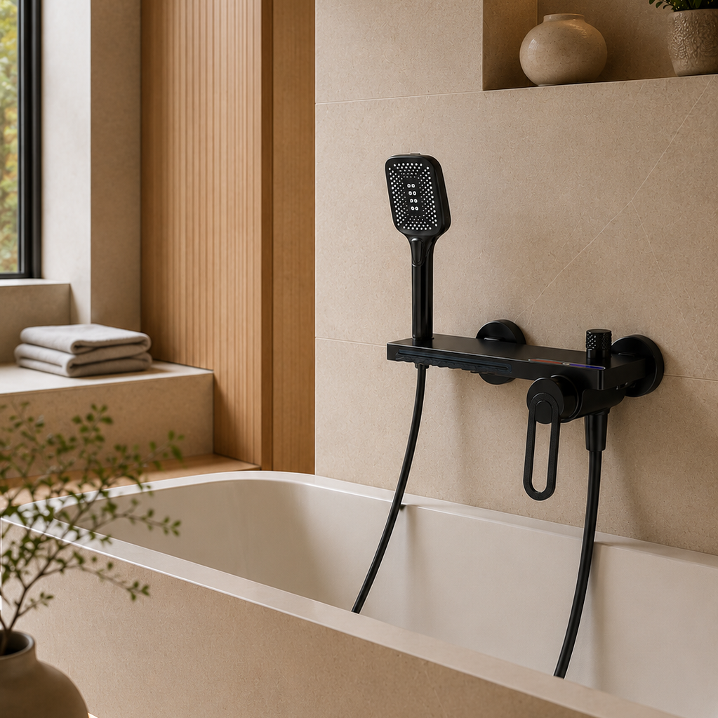 Colonne de douche baignoire grise – vue 3