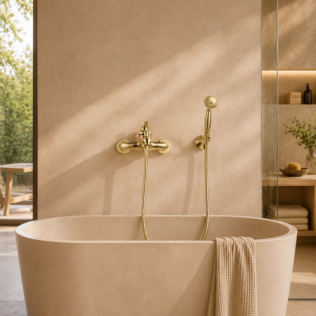 Colonne de douche baignoire rétro – vue 3