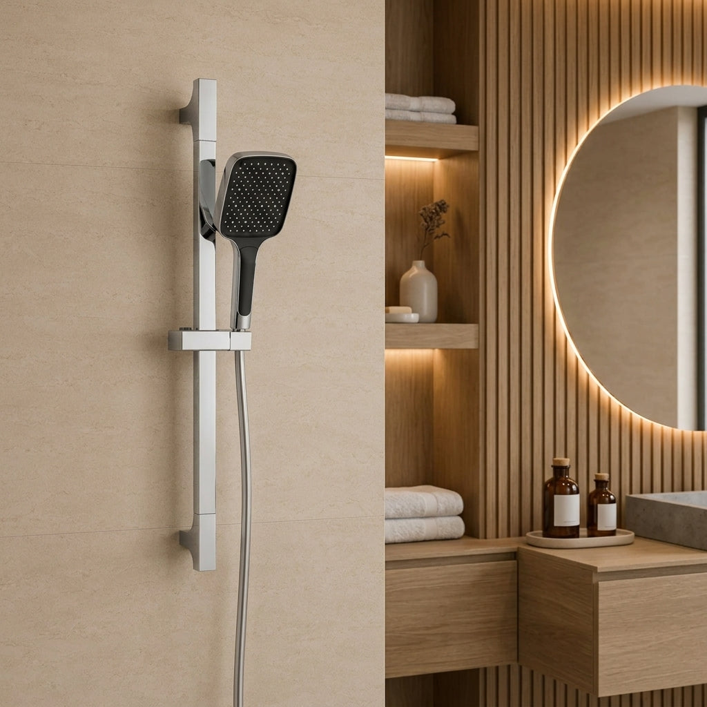 Colonne de douche coulissante chrome – vue 2
