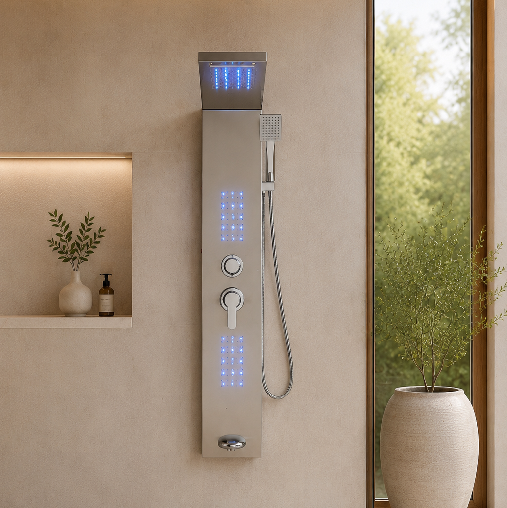 Colonne de douche hydromassante