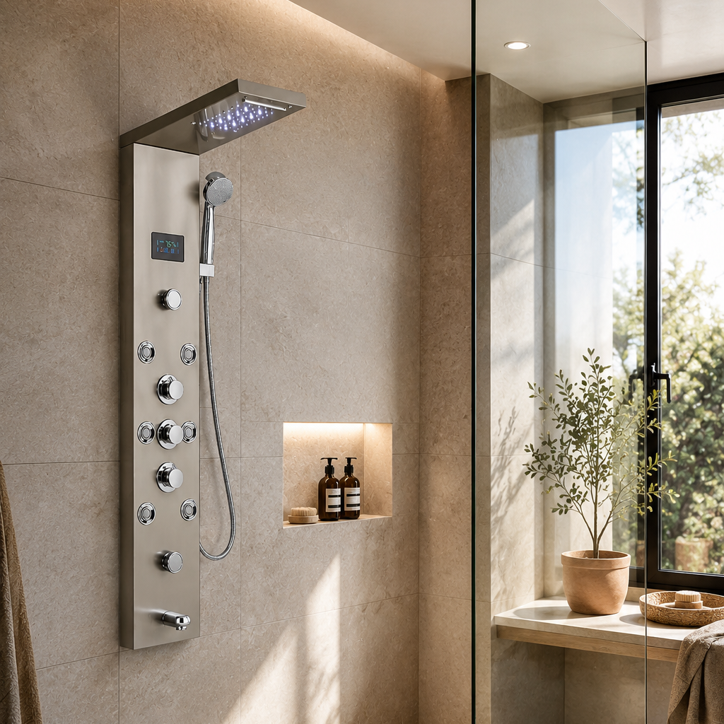 Colonne de douche hydromassante à 5 buses – vue 3