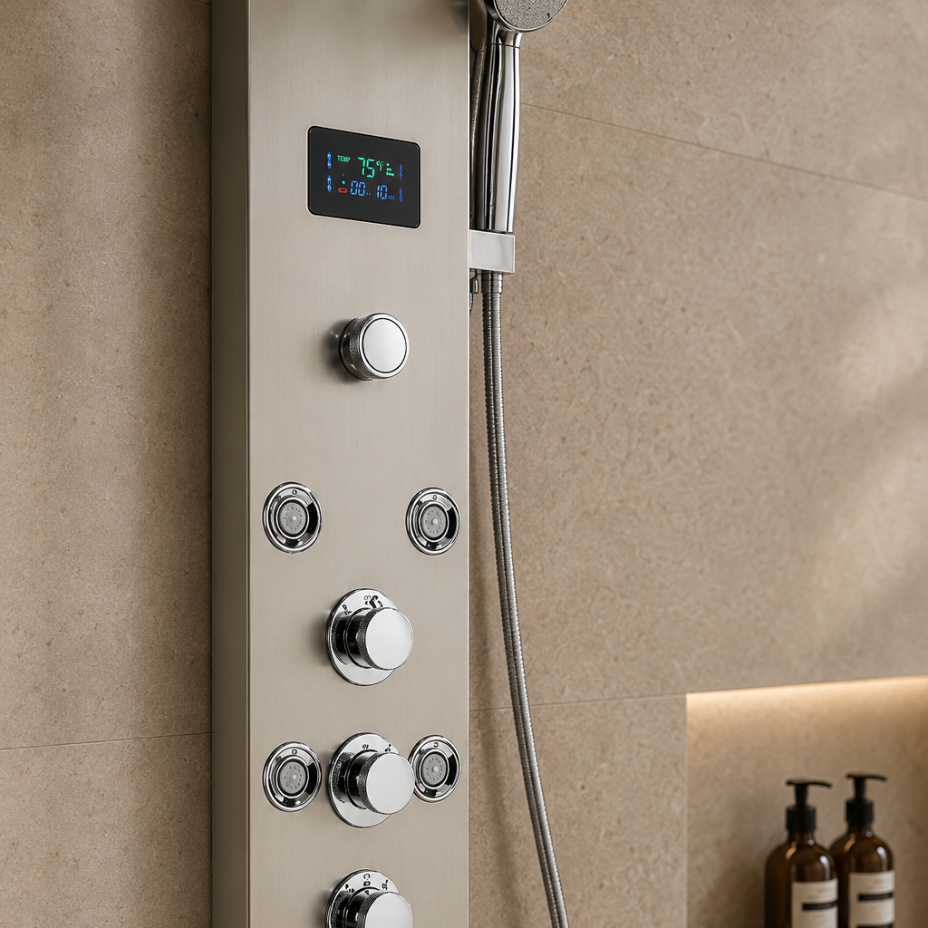 Colonne de douche hydromassante à 5 buses – vue 4