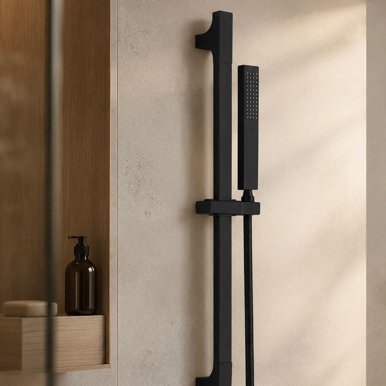 Colonne de douche inox noire – vue 4