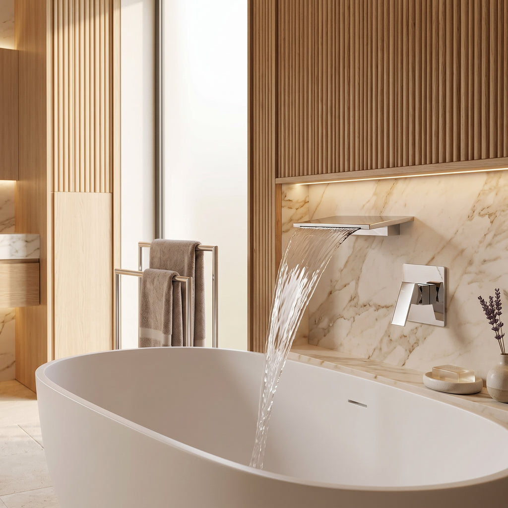 Robinet baignoire cascade