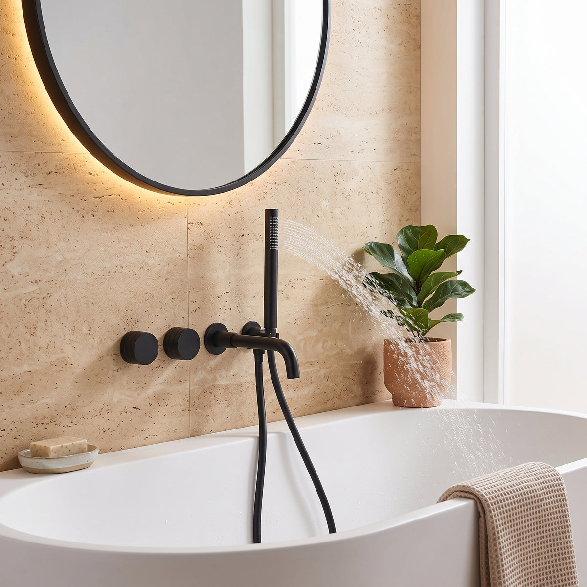 Robinet baignoire encastrable