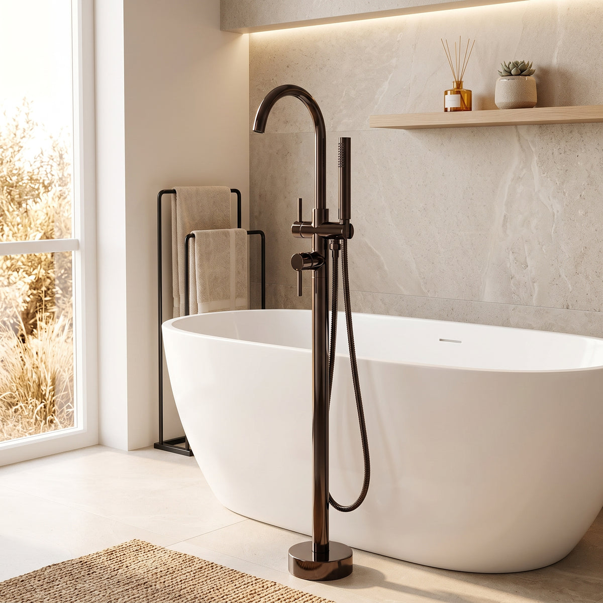 Robinet baignoire îlot