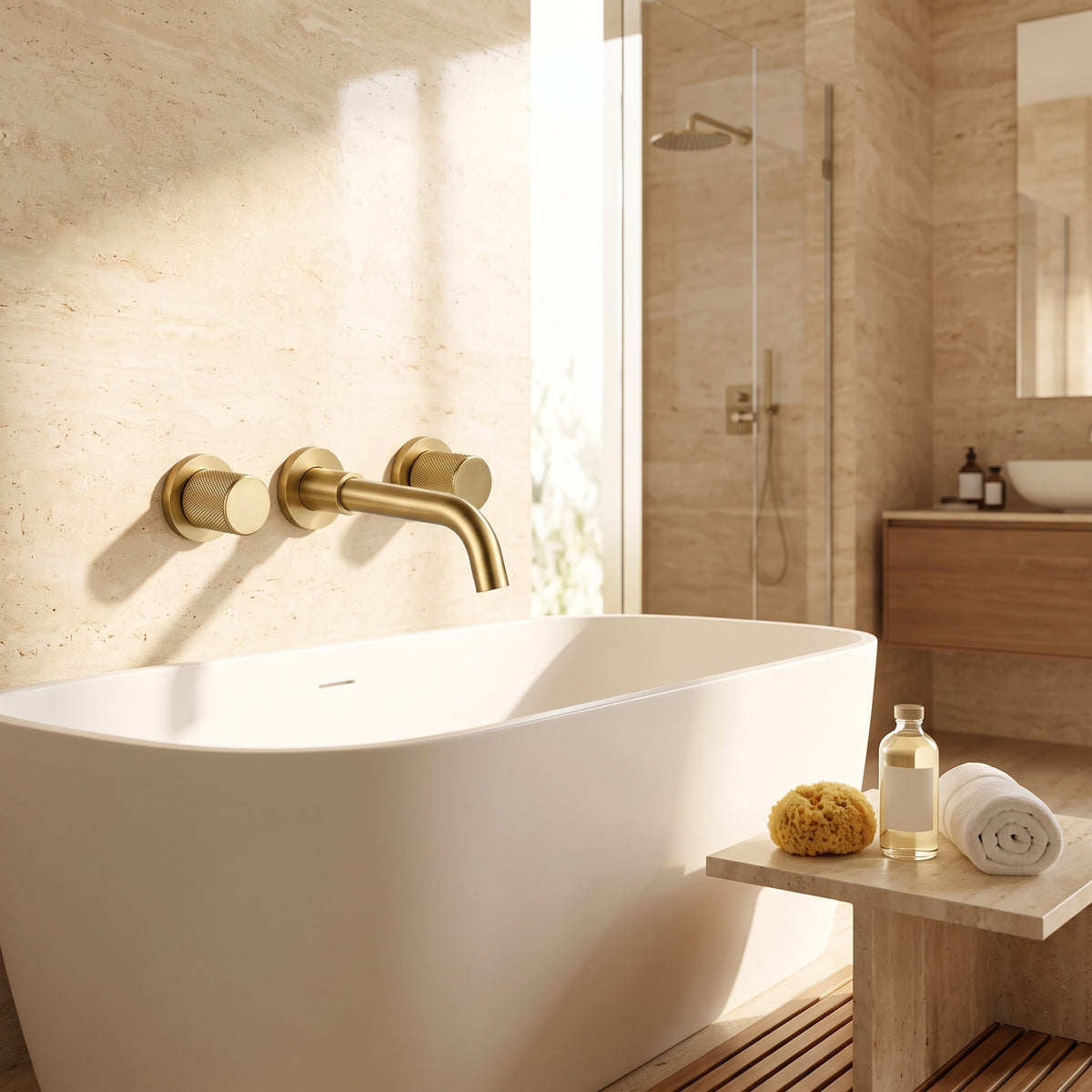 Robinet baignoire laiton