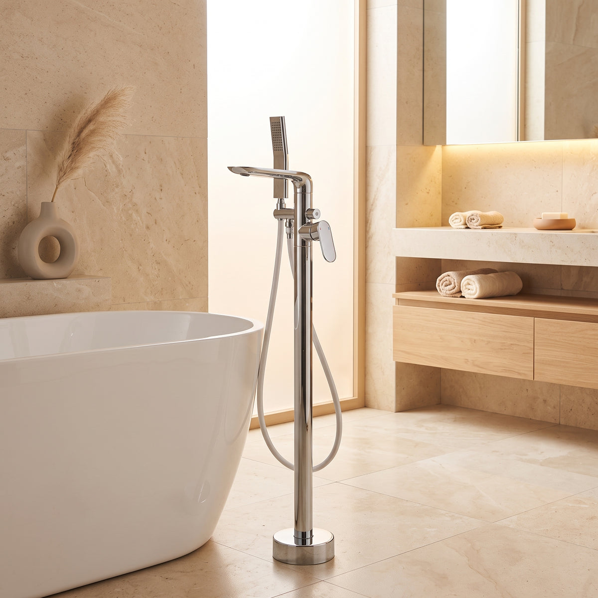 Robinet baignoire sur pied