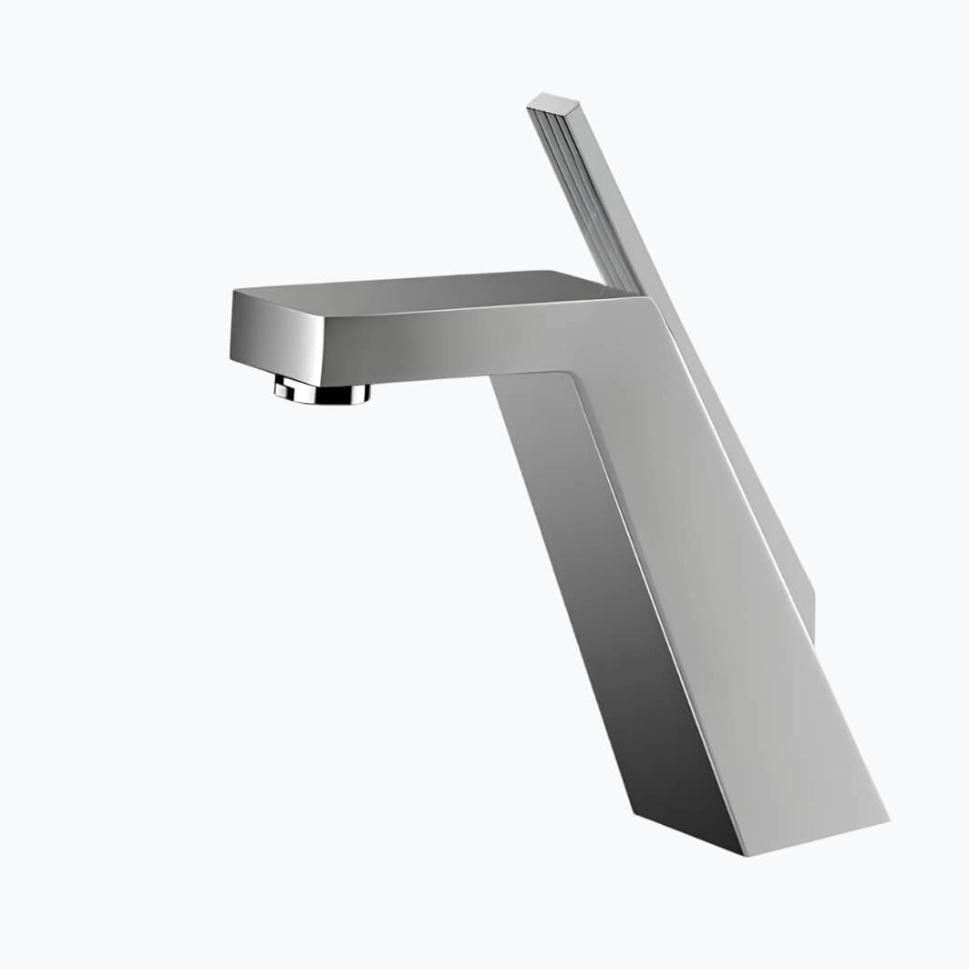 Robinet de lavabo monotrou design minimaliste – vue 6
