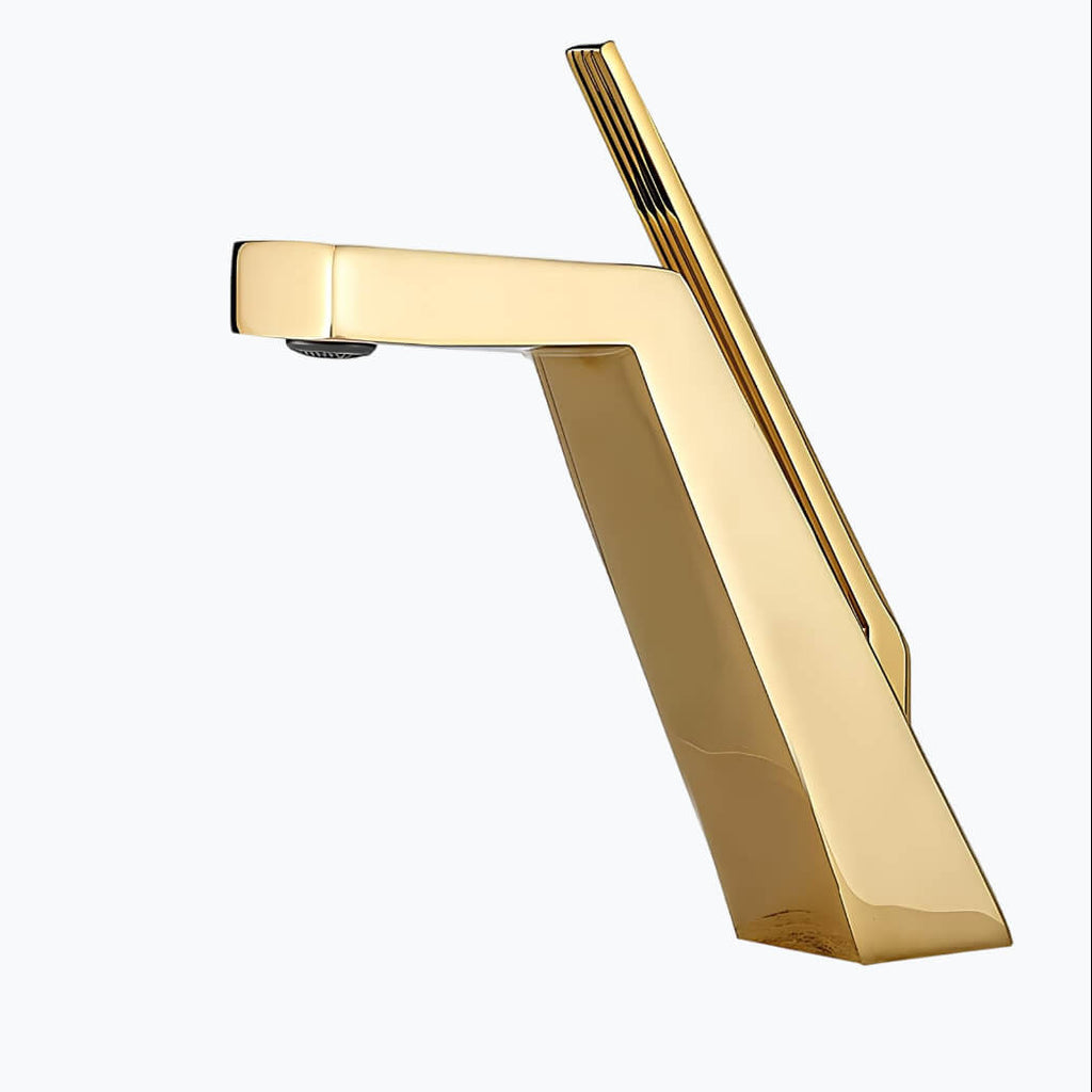 Robinet de lavabo monotrou design minimaliste – vue 7