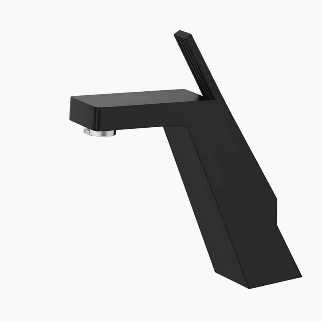 Robinet de lavabo monotrou design minimaliste – vue 8