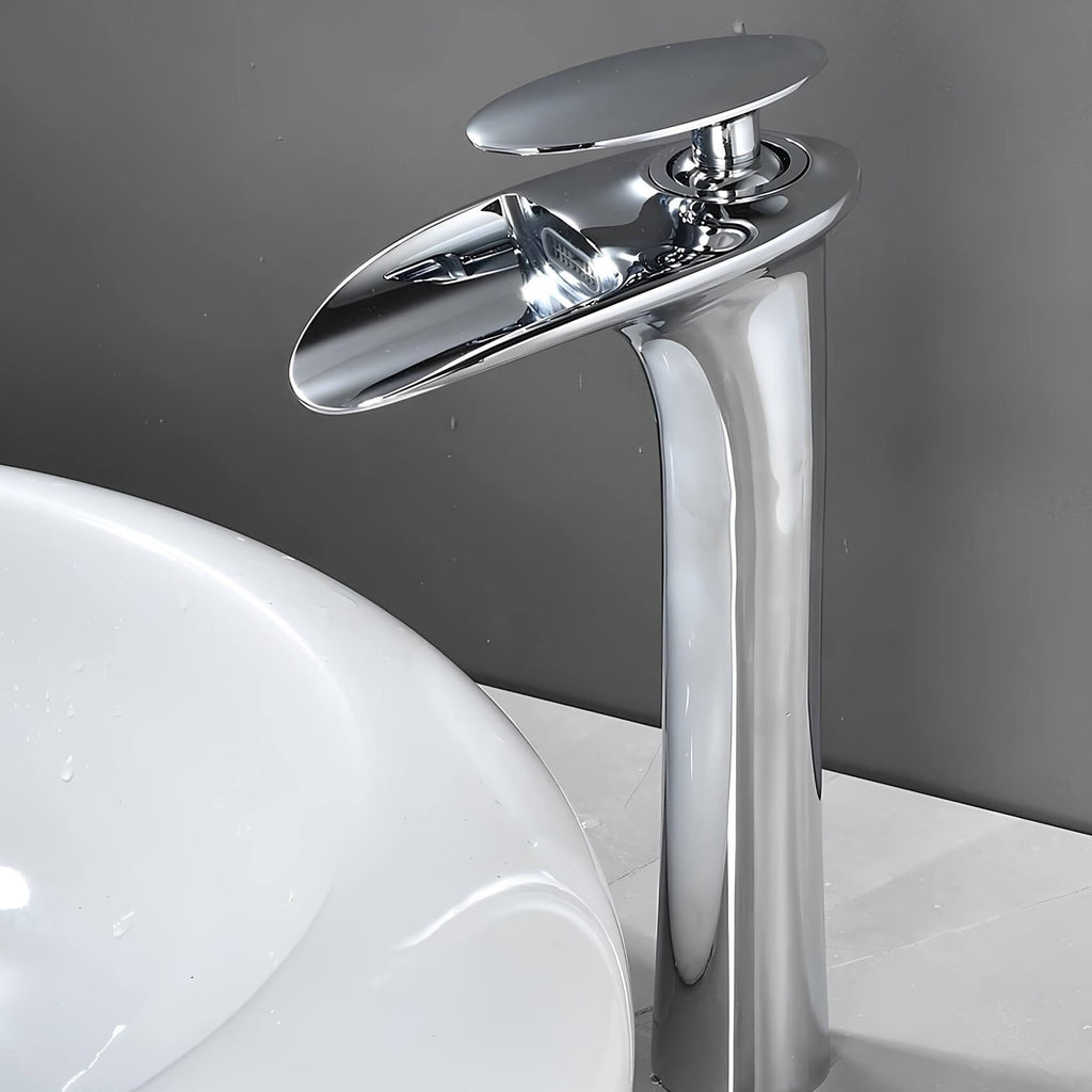 Robinet de vasque cascade monocommande moderne – vue 4