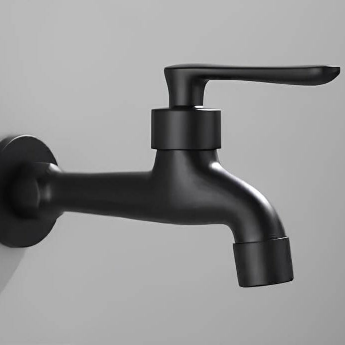Robinet mural extérieur noir eau froide – vue 4