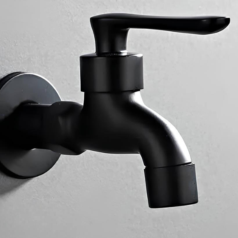 Robinet mural extérieur noir eau froide – vue 7