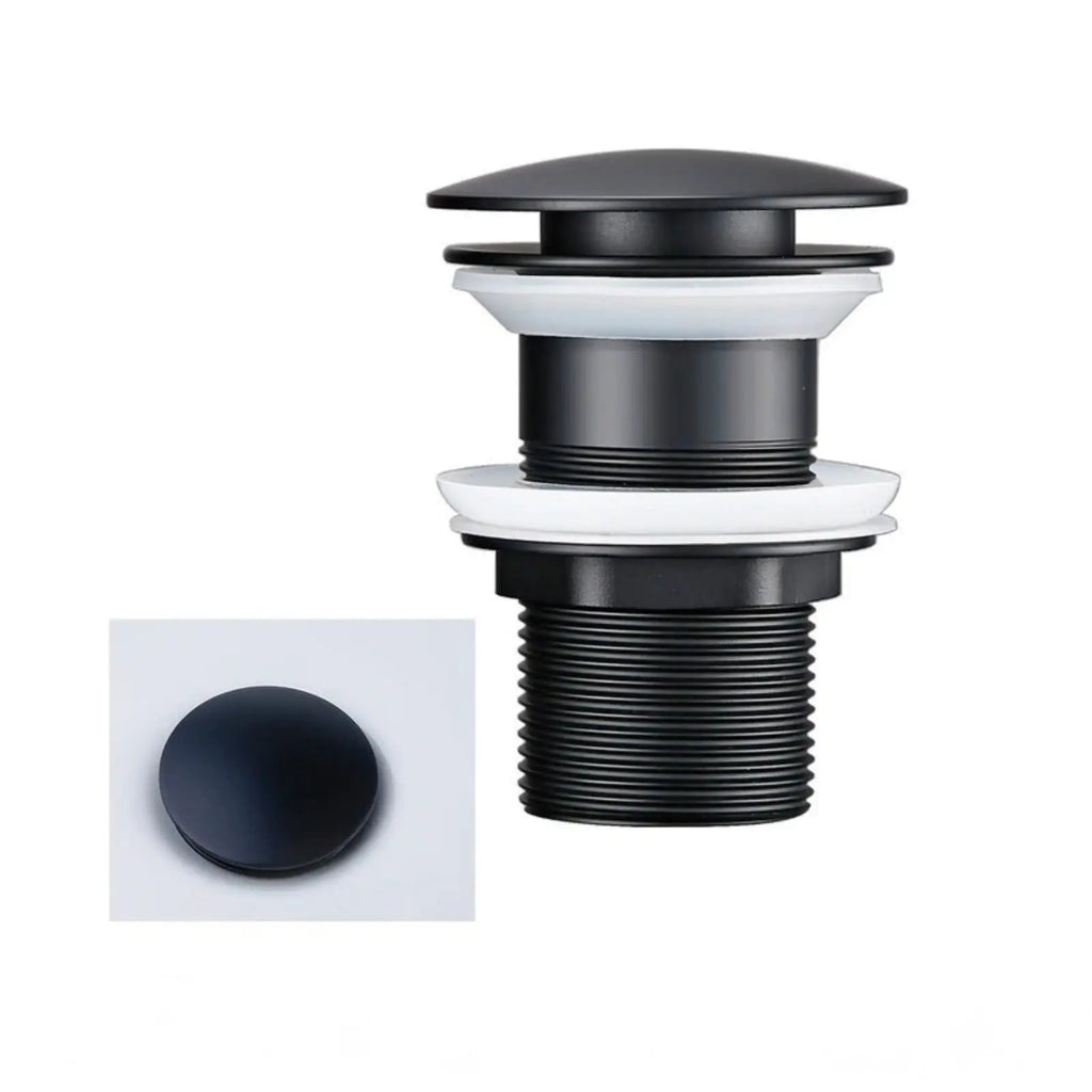 Bonde lavabo noir mat