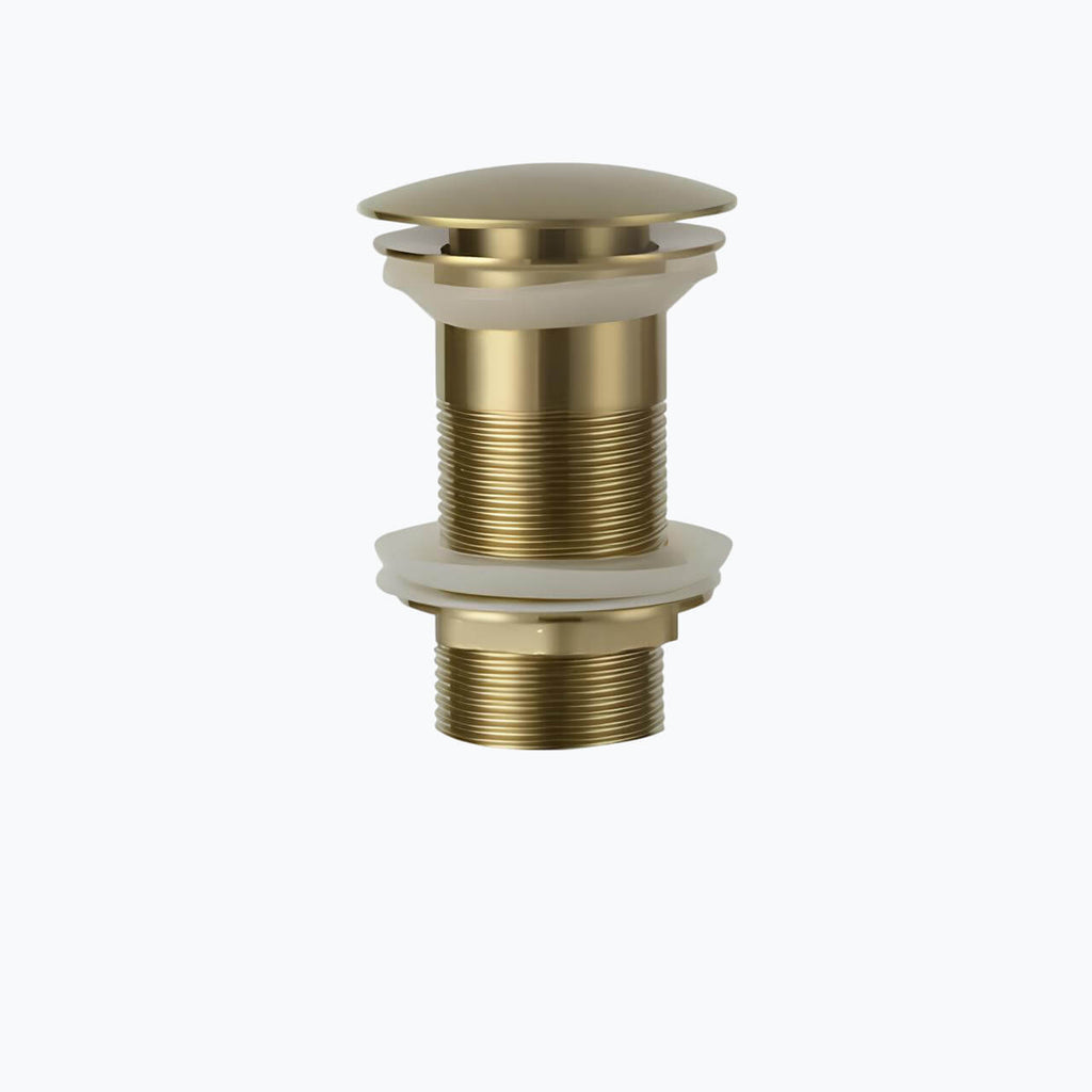 Bonde de lavabo universelle clic-clac laiton