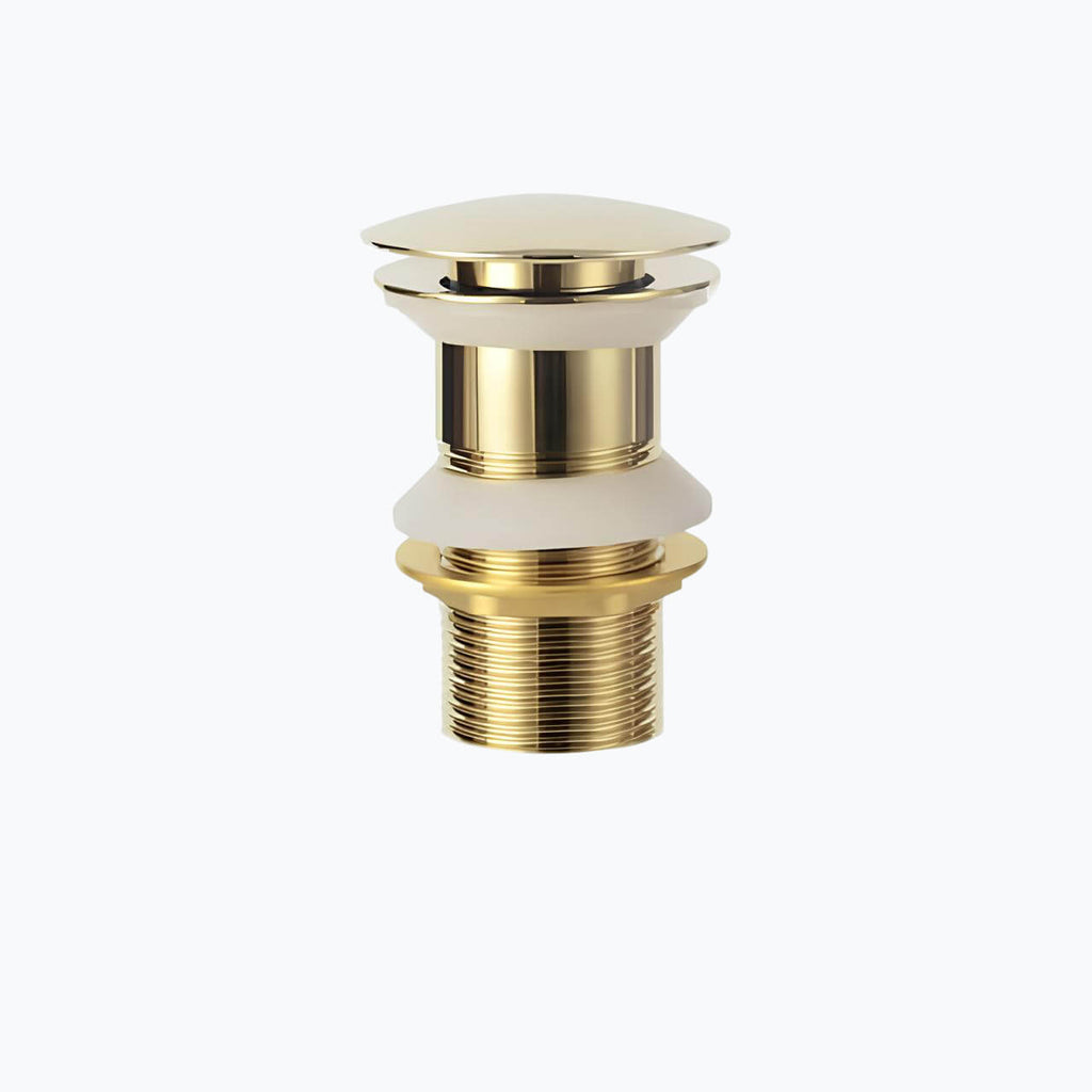 Bonde de lavabo universelle clic-clac laiton