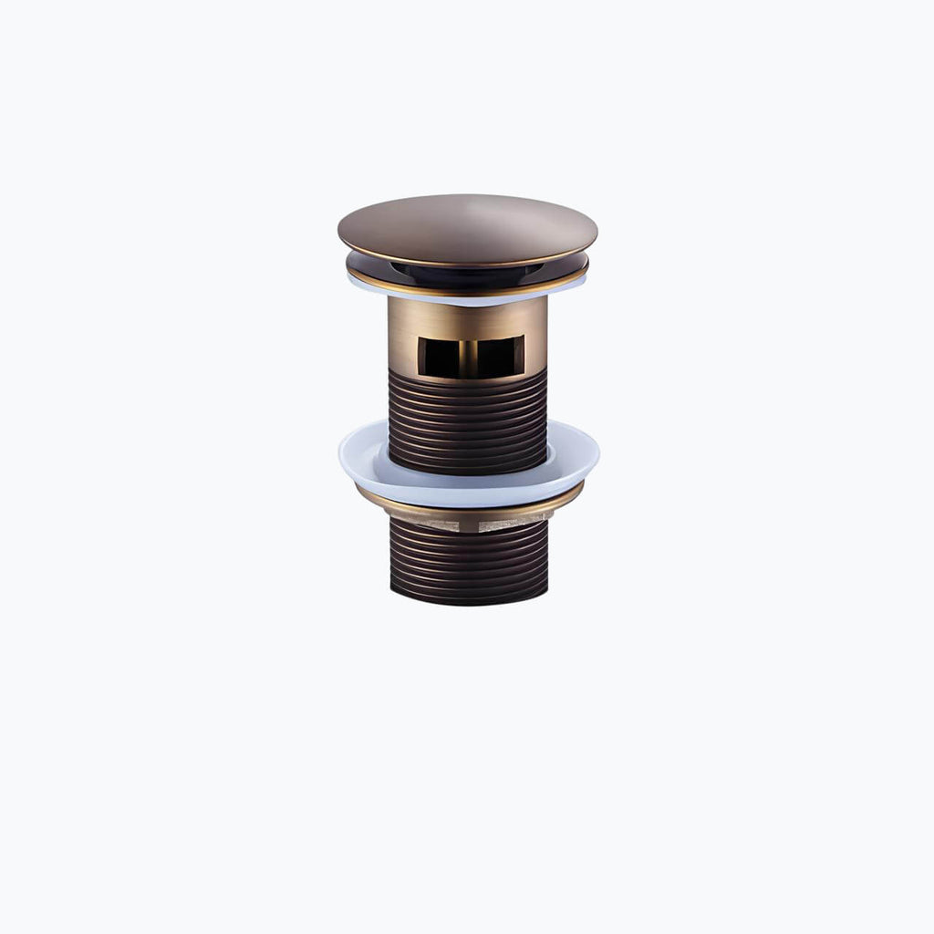 Bonde de lavabo universelle clic-clac laiton