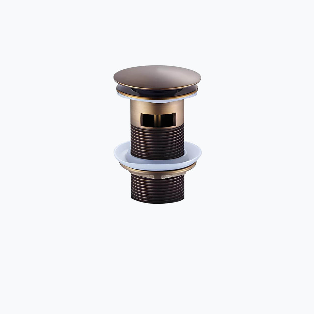 Bonde de lavabo universelle clic-clac laiton
