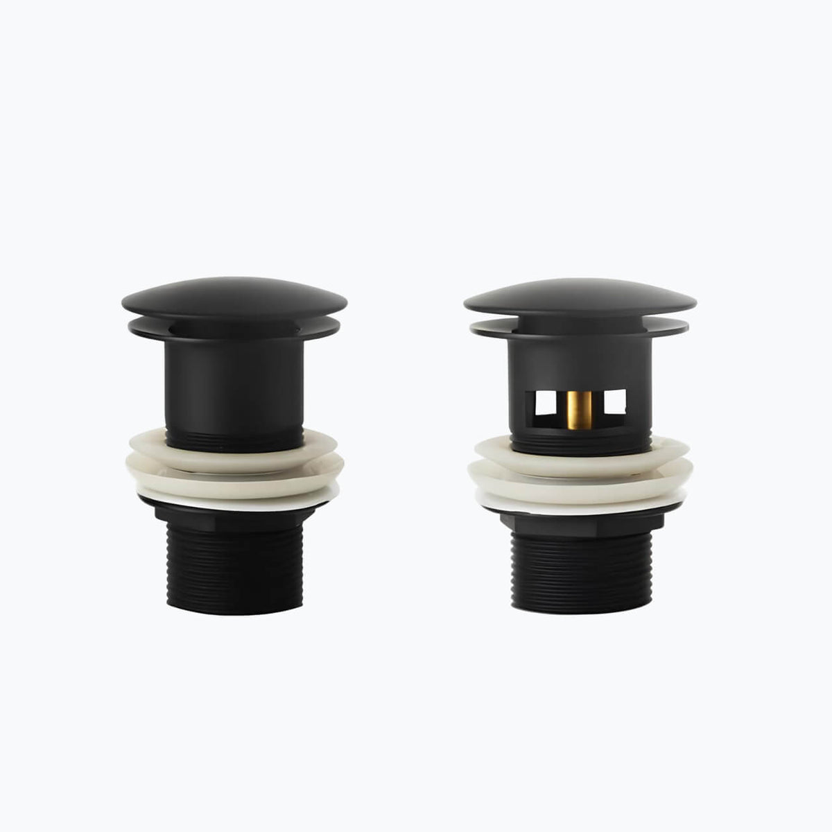Bonde de lavabo universelle clic-clac laiton