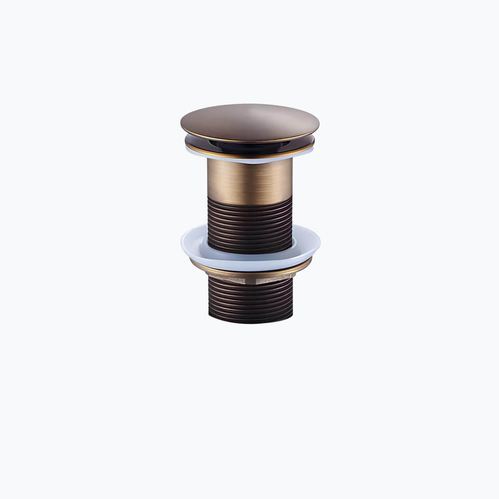Bonde de lavabo universelle clic-clac laiton