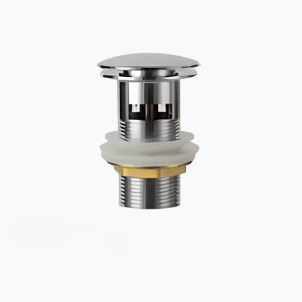 Bonde de lavabo universelle clic-clac laiton