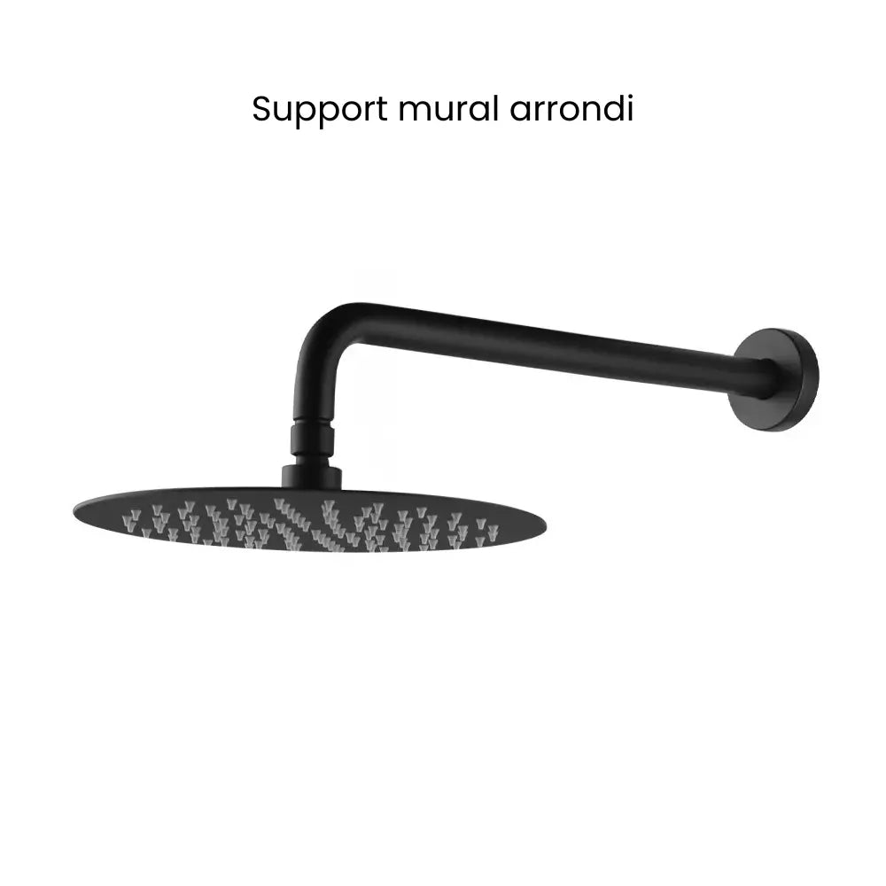 Colonne de douche encastrée noir mat