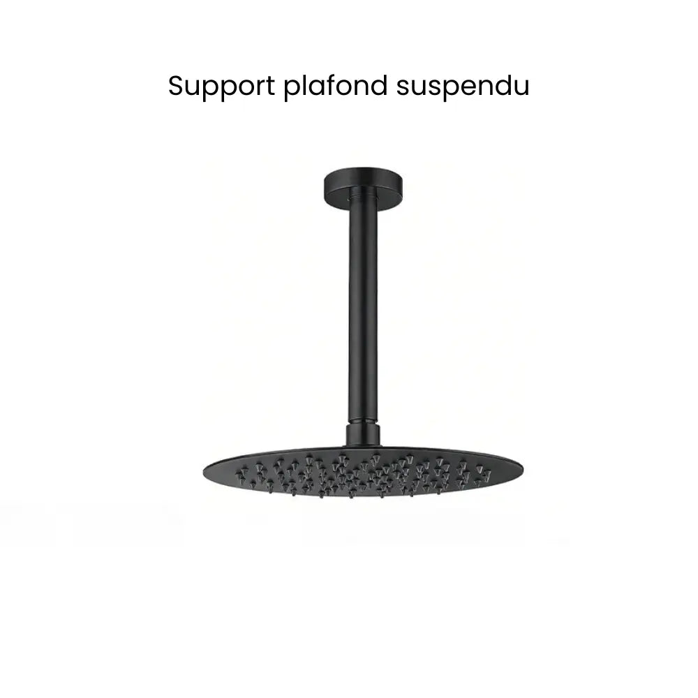 Colonne de douche encastrée noir mat