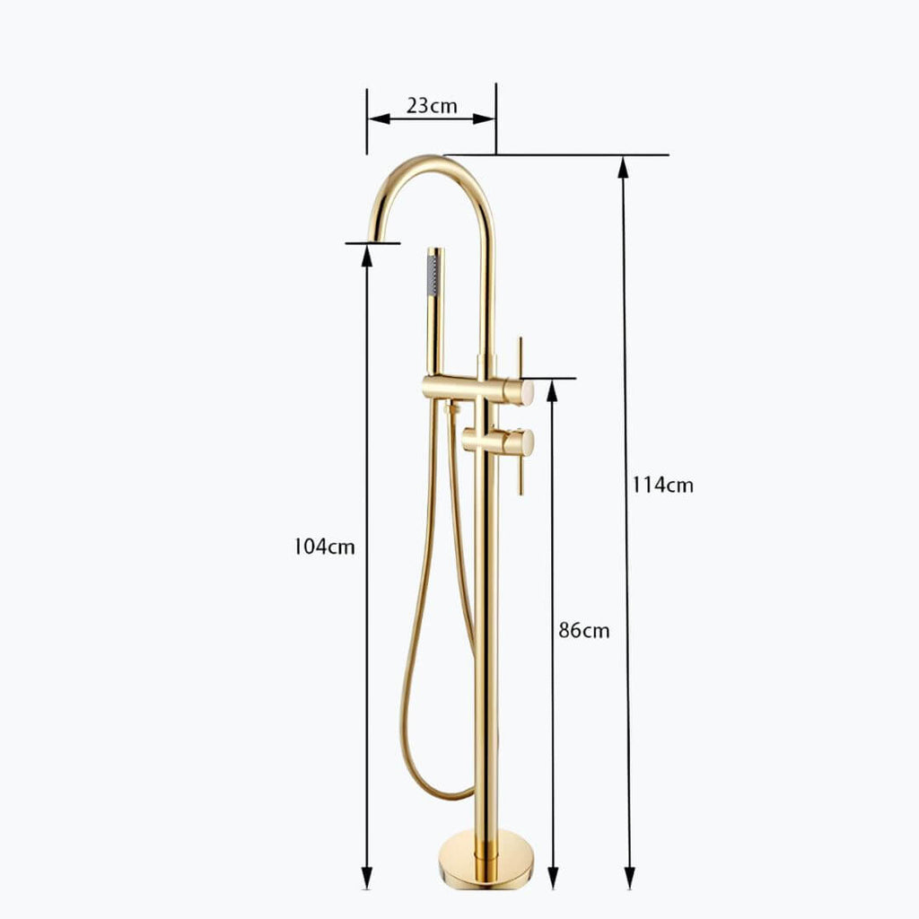 Colonne de baignoire sur pied design contemporain