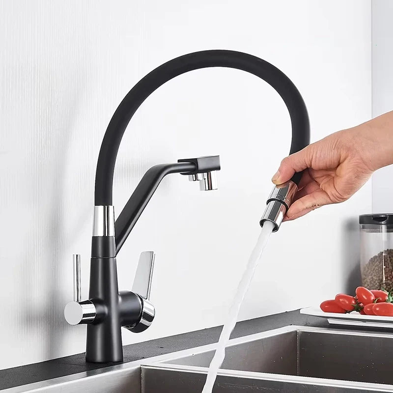 Robinet Cuisine 3 Voies