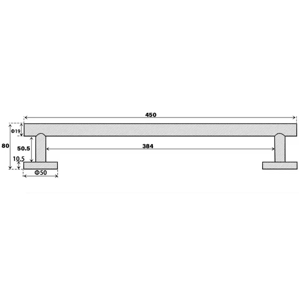 Porte-serviettes chrome