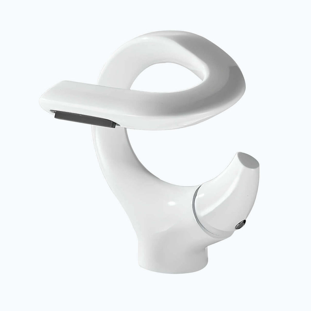 Mitigeur lavabo cascade compact laiton massif
