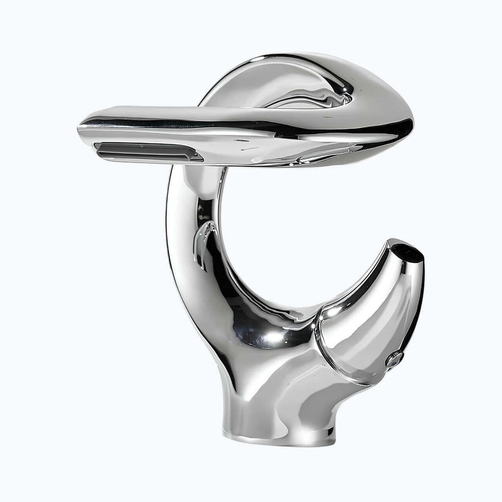 Mitigeur lavabo cascade compact laiton massif