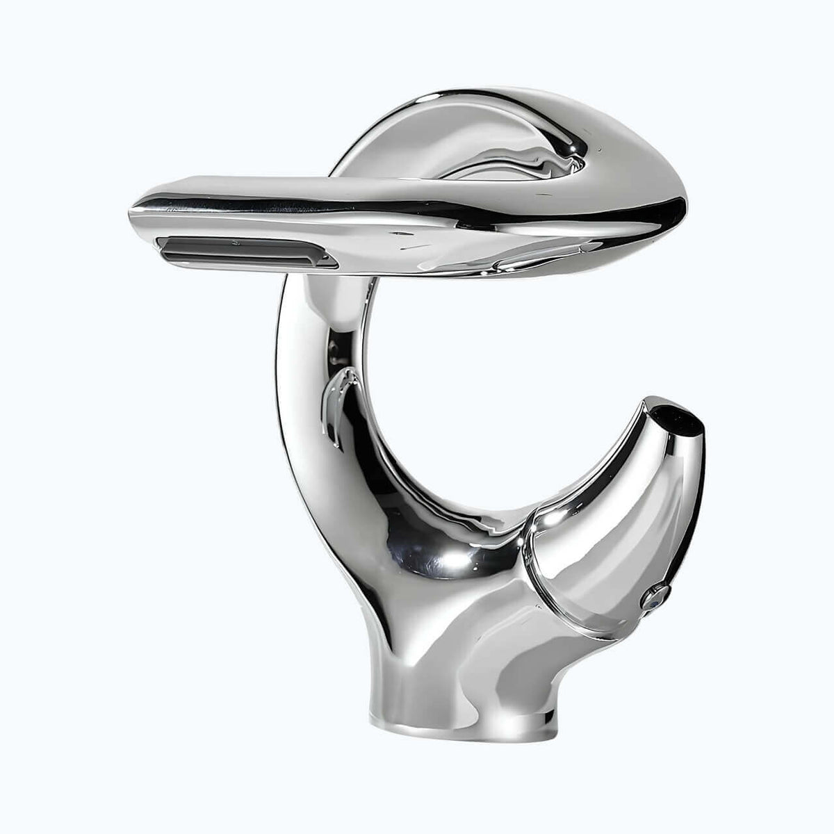 Mitigeur lavabo cascade compact laiton massif