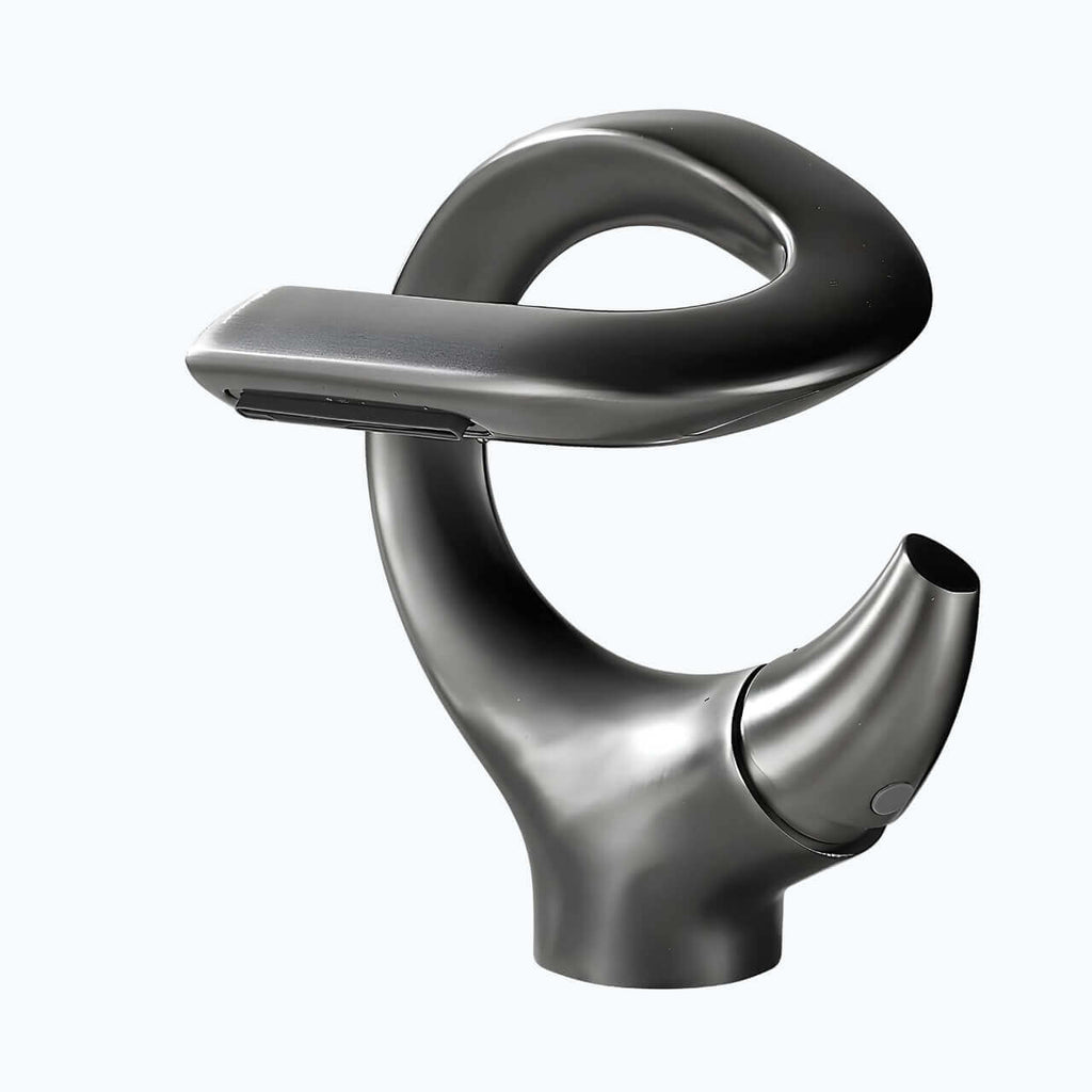 Mitigeur lavabo cascade compact laiton massif