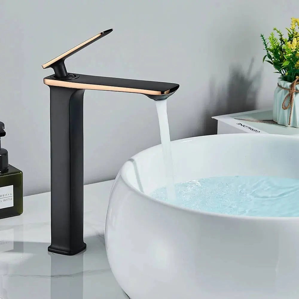 Robinet salle de bain haut cascade