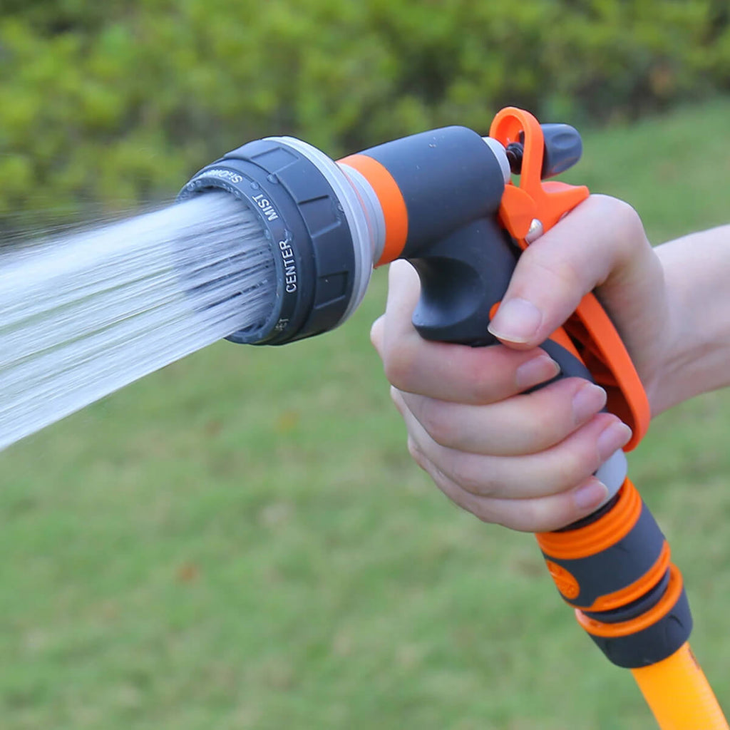 Pistolet d'arrosage à tête rotative pour jardin