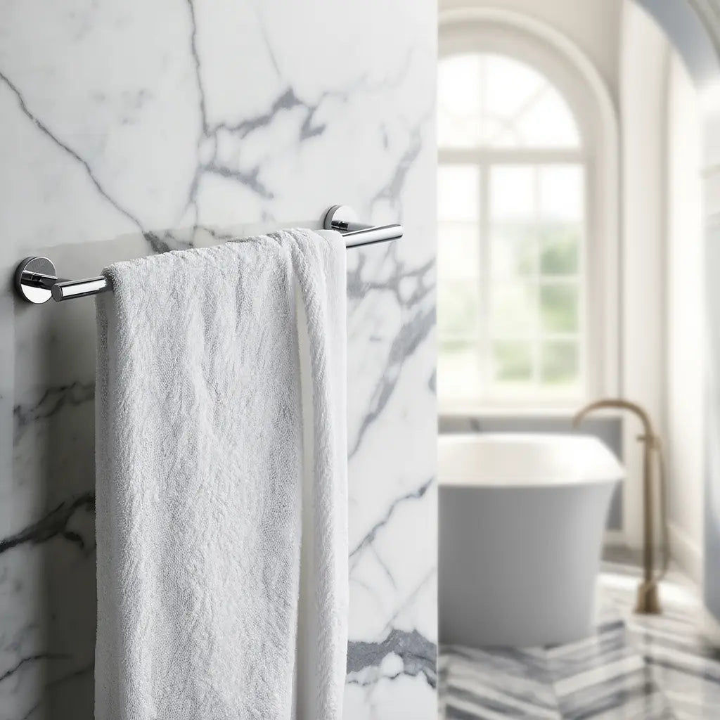 Porte-serviettes chrome