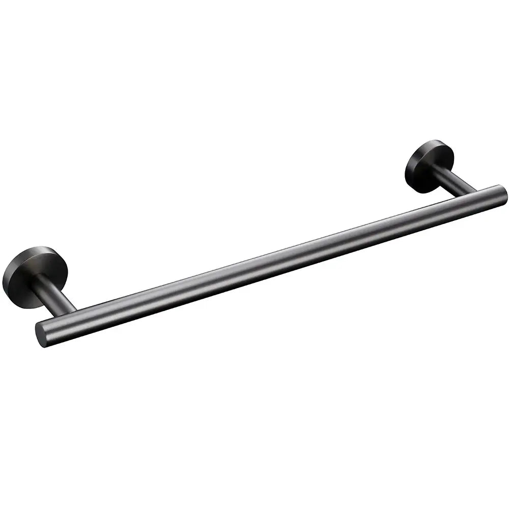 Porte-serviettes gris brossé